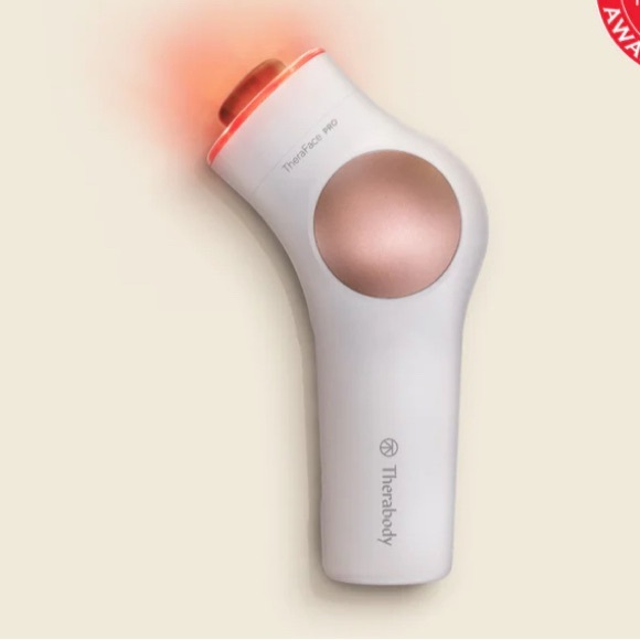 Therabody Facial Device in White and Rose Gold - Picture 1 of 6